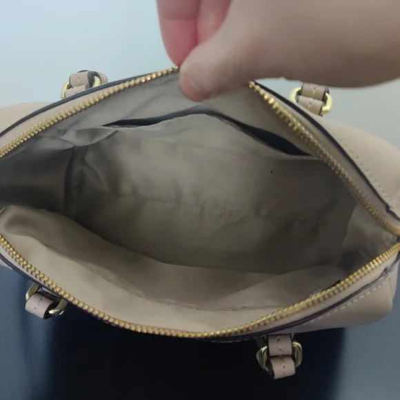 *Coach Peyton Bennett Mini Tan Leather Satchel - Picture 9 of 14